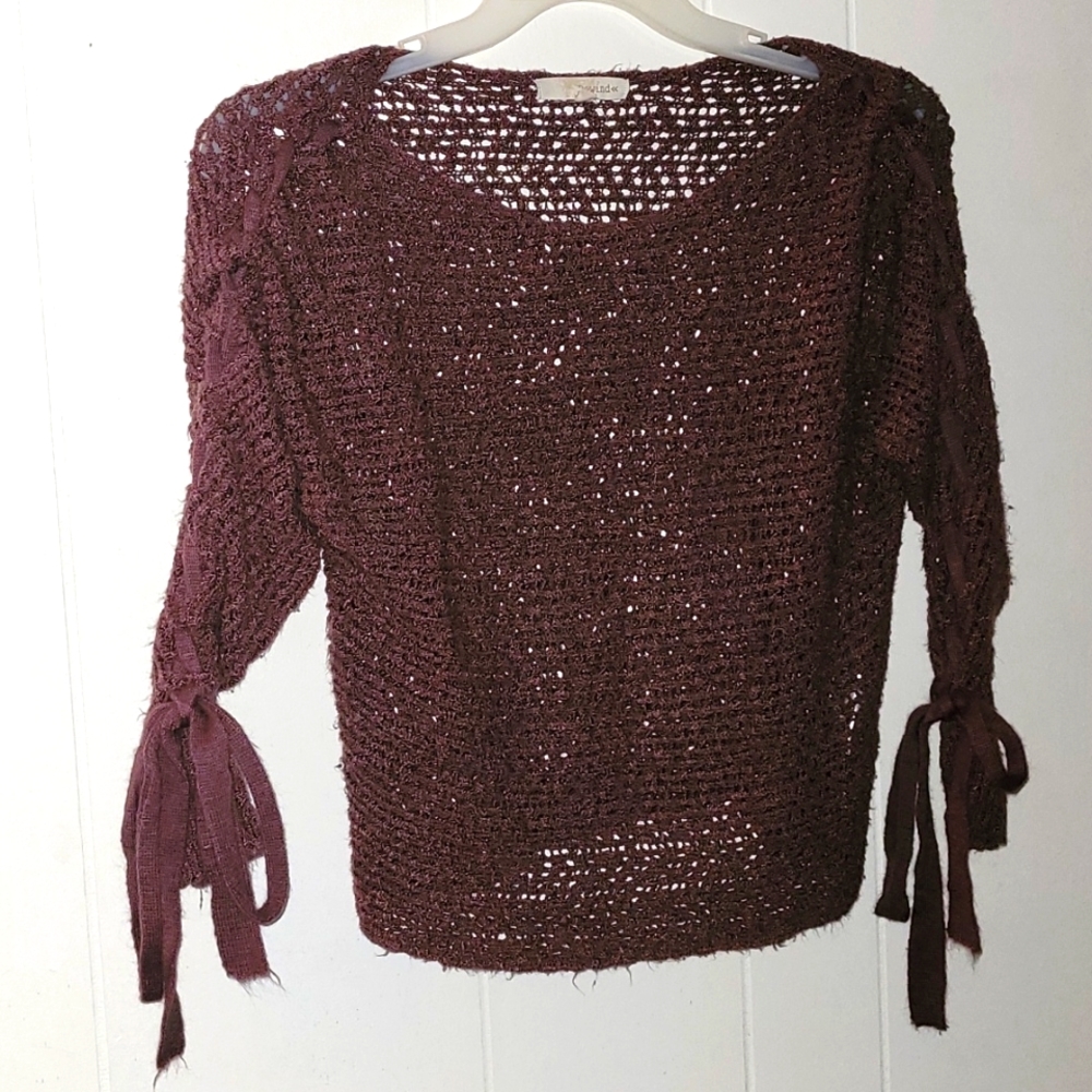 🤩TIE UP SLEEVED SWEATER🤩